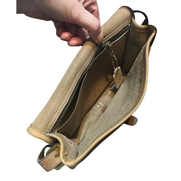 Vtg Coach Leather Crossbody Saddle Pouch Bag 9590 Made In NYC '90's - Picture 11 of 11